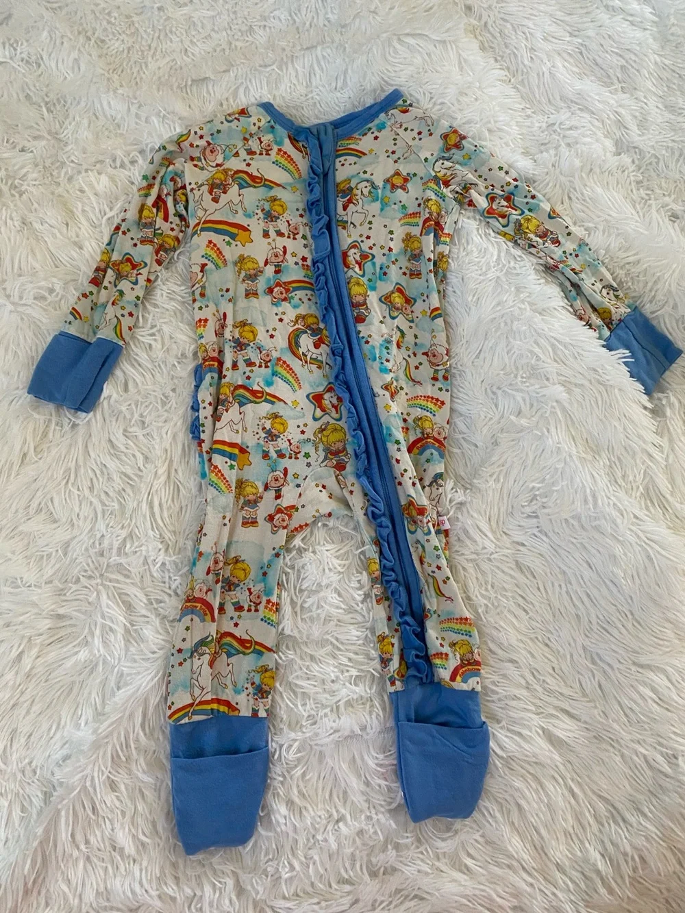 Rainbow Brite X Sweet Peas one piece convertible Pajama